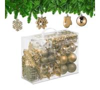 Relaxdays Boules de Noël en lot de 100