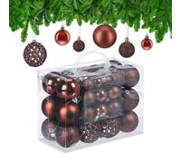 Relaxdays Boules de Noël en lot de 50