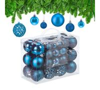 Relaxdays Boules de Noël en lot de 50