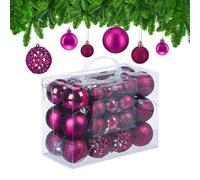Relaxdays Boules de Noël en lot de 50