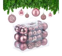 Relaxdays Boules de Noël en lot de 50