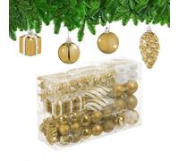 Relaxdays Boules de Noël en lot de 72