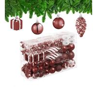 Relaxdays Boules de Noël en lot de 72
