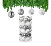 Relaxdays Boules de Noël en lot de 30