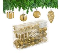 Relaxdays Boules de Noël en lot de 72