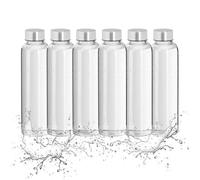 Relaxdays Bouteille d’eau en verre 500ml lot de 6