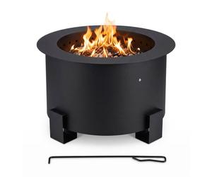 Relaxdays Brasero anti-fumée, Ø 56 cm