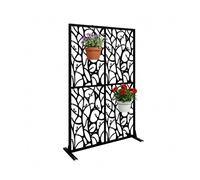 Relaxdays Brise-vue jardin motif de vrilles