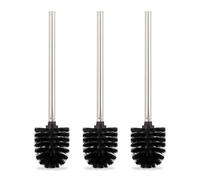 Relaxdays Brosse à WC noire en lot de 3