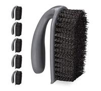 Relaxdays Brosse de frottement Jeu de 6, Dure, poignée, Nettoyage, Bain, Cuisine, Tapis, Chaussures.
