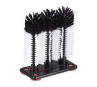 Relaxdays Brosse lave-verre avec ventouse