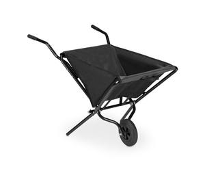 Relaxdays Brouette de jardin pliable en noir