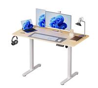 Relaxdays Bureau réglable avec écran