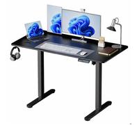 Relaxdays Bureau réglable avec écran