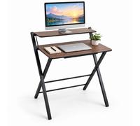 Relaxdays Bureau pliable avec rehausseur