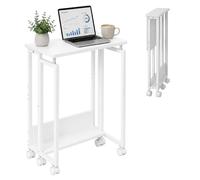 Relaxdays Bureau pliant roulettes
