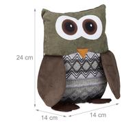 Relaxdays, Butoir de porte, Chouette (1x)