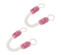 Relaxdays Butoir de Porte, Lot de 2, arrêt, sécurité, 60cm, Anti-pincement pour Enfants & Animaux, crème, Rose