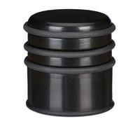 Relaxdays Butoir de porte noir en lot de 4