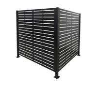 Relaxdays Cache-poubelles, h. 120 cm