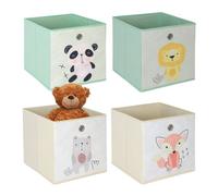 Relaxdays Caisses de rangement enfant lot de 4