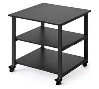Relaxdays, Caisson à roulettes, Druckertisch (50 x 50 x 53 cm)