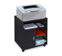 Relaxdays Caisson de bureau en noir