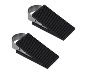 Relaxdays Cale-porte en caoutchouc en lot de 4