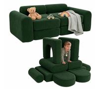 Relaxdays Canapé de jeu modulaire enfant 10 pièces