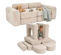 Relaxdays Canapé de jeu modulaire enfant 10 pièces