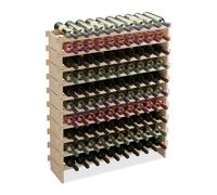 Relaxdays Casier à vin modulable pour bouteilles