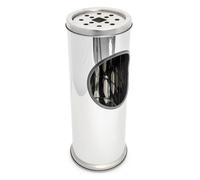 Relaxdays Cendrier sur pied en acier inoxydable