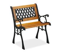 Relaxdays Chaise De Jardin En Bois,De Balcon, Terrasse,Fauteuil, Meuble De Jardin,Vintage Multicolore