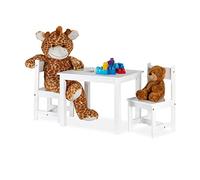Relaxdays Ensemble chaise table enfant, 2 chaises
