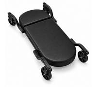 Relaxdays, chariot de manutention pour atelier, lit de travail rembourré, cric automobile supportant 180 kg, dimensions (L x l x H) : 17 x 48,5 x 109 cm, véhicule utilitaire, couleur : noir