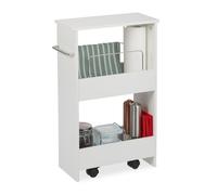 Relaxdays Chariot de niche blanc