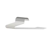 Relaxdays Cintres à Pantalons, Lot de 20, antidérapants, Gain de Place, H x L x P : 17,5 x 35 x 0,5 cm, Blancs