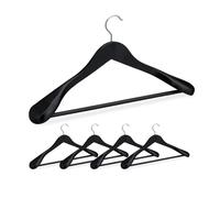 Relaxdays Cintres costume épaules larges set 5