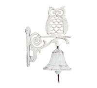 Relaxdays Cloche de porte à chouette en lot de 2