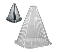 Relaxdays Cloches à salade grises lot de 10