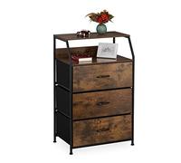 Relaxdays Commode 3 tiroirs