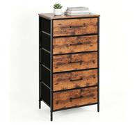 Relaxdays Commode 5 tiroirs