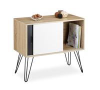 Relaxdays Commode retro design en bois et métal