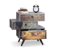 Relaxdays Commode vintage avec 3 tiroirs
