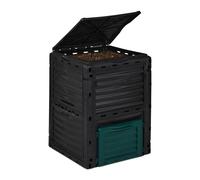 Relaxdays Composteur de jardin en plastique 230 l