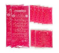 Relaxdays Compresse avec gel thermique 8x