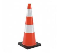 Relaxdays Cône de signalisation 75 cm, très lourd