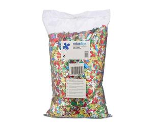 Relaxdays Confettis métalliques, Paquet XXL, 1 kg, Paillettes pour Anniversaire, fête, Noël, déco de Table, colorés