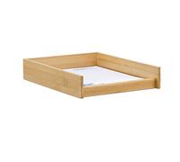 Relaxdays Corbeille à Courrier en Bois A4 Bureau