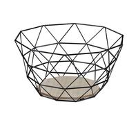 Relaxdays Corbeille à fruits design grille